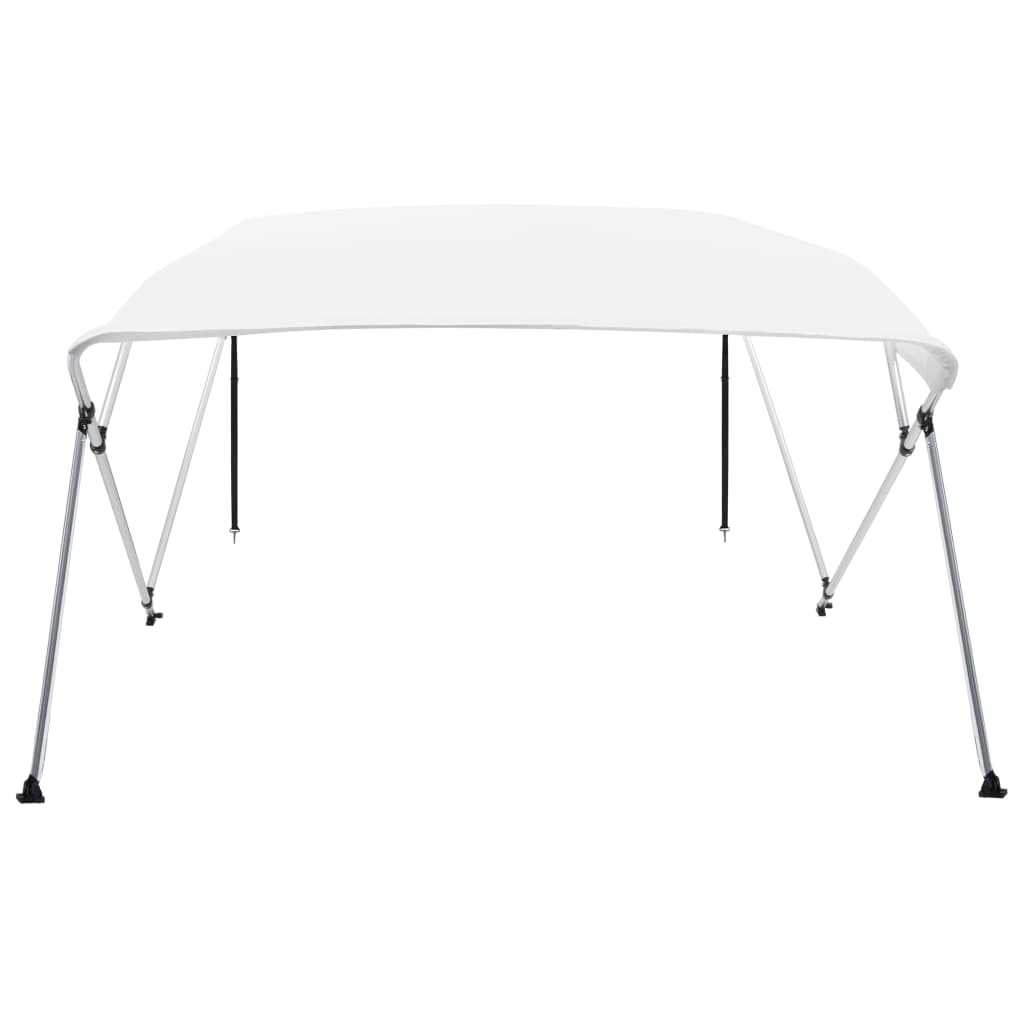 biminitop med 4 buer 243x196x137 cm hvid