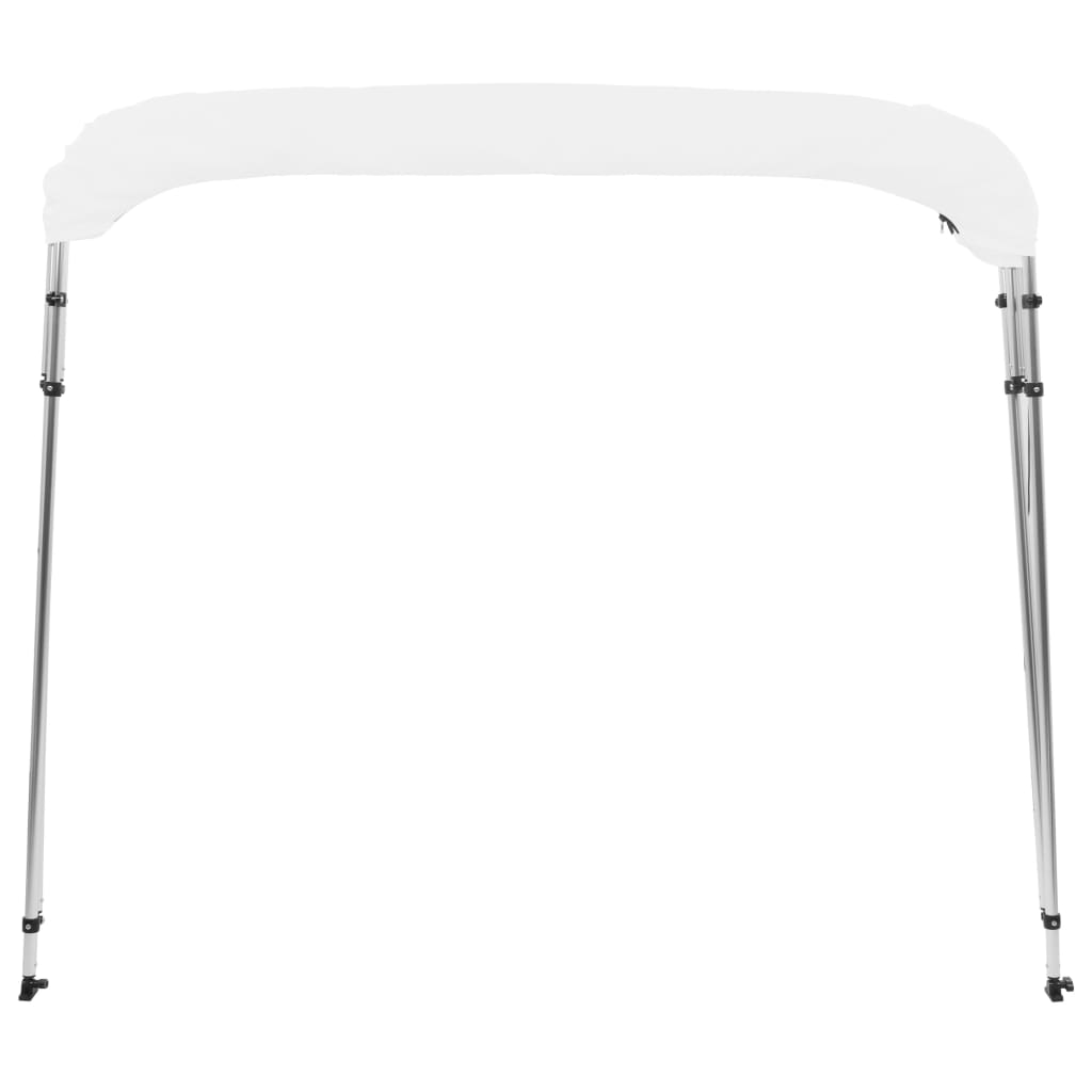 biminitop med 4 buer 243x210x137 cm hvid