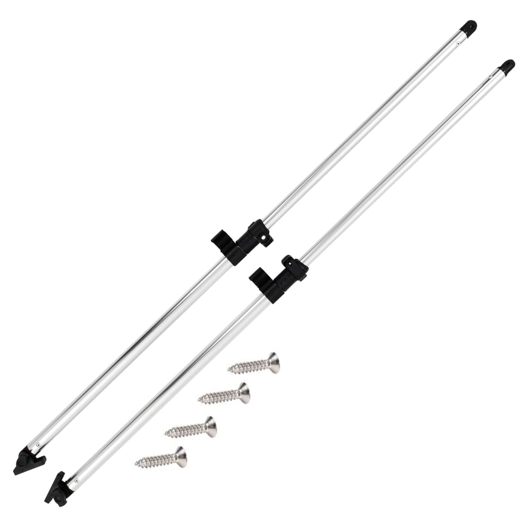 støttestolper til bimini-top 2 stk. aluminium