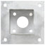stolpefod 4 stk. 71 mm galvaniseret metal