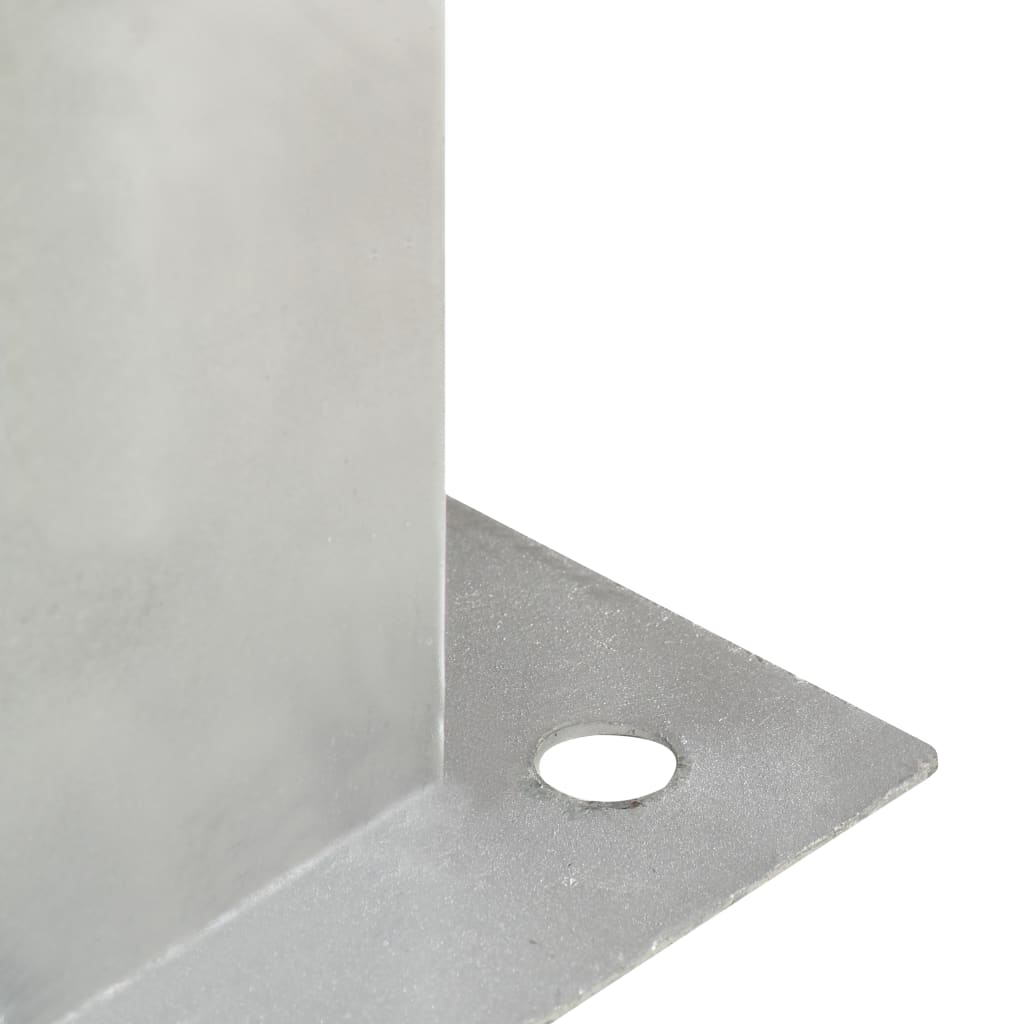 stolpefod 4 stk. 81 mm galvaniseret metal