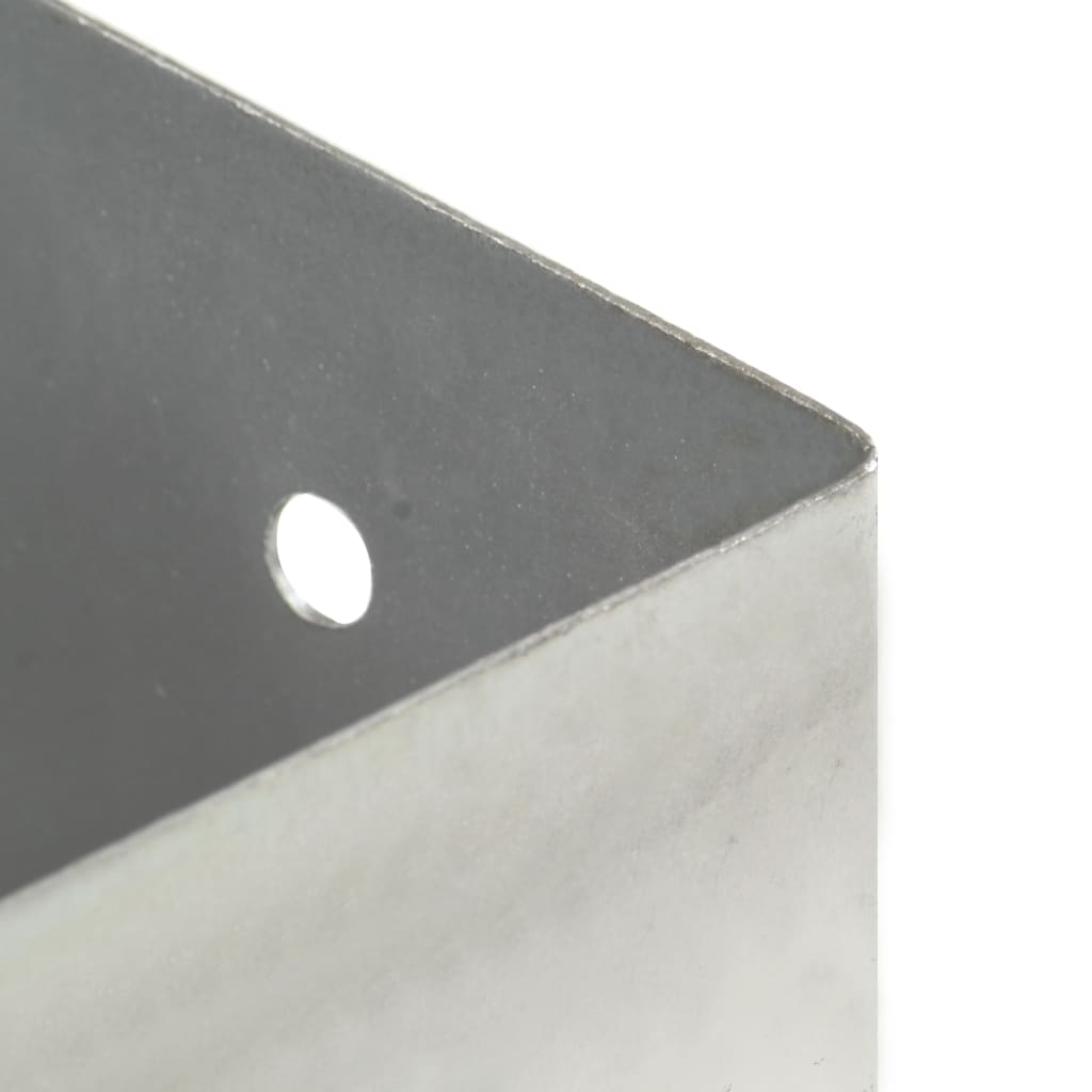 stolpefod 4 stk. 121 mm galvaniseret metal