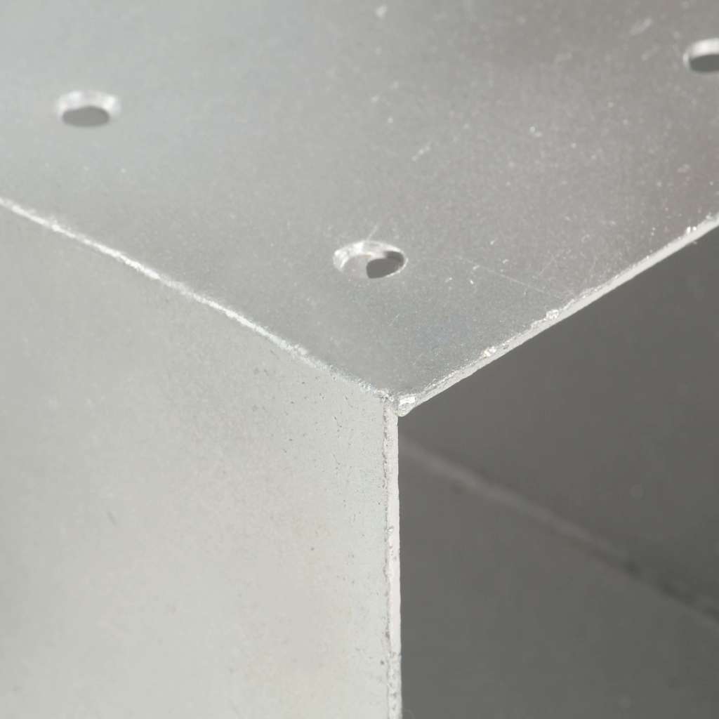 stolpebeslag Y-form 4 stk. 71x71 mm galvaniseret metal