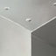 stolpebeslag X-form 71x71 mm galvaniseret metal