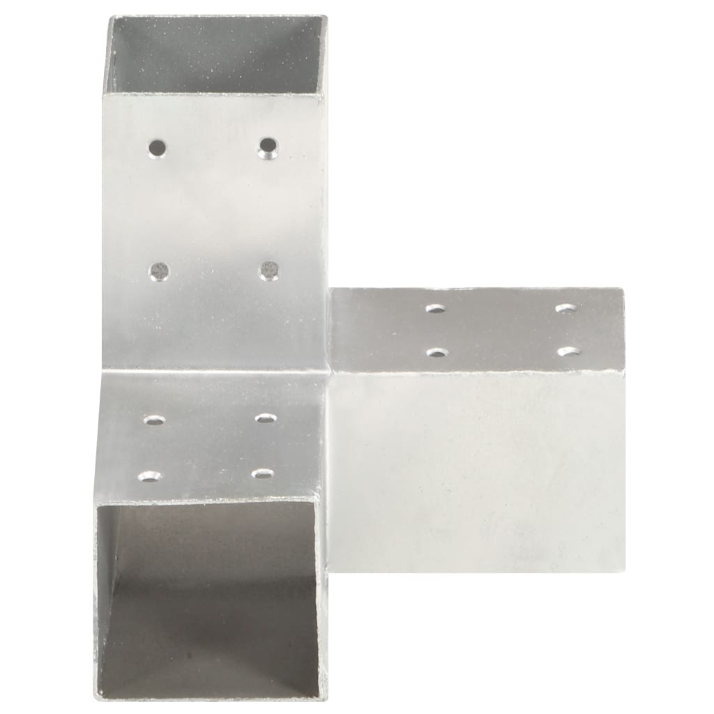 stolpebeslag Y-form 81x81 mm galvaniseret metal