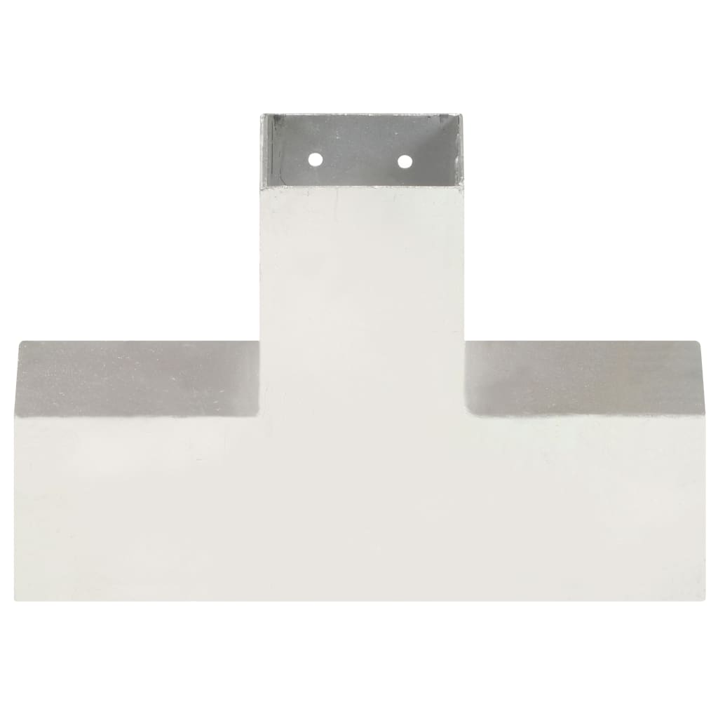 stolpebeslag X-form 4 stk. 81x81 mm galvaniseret metal