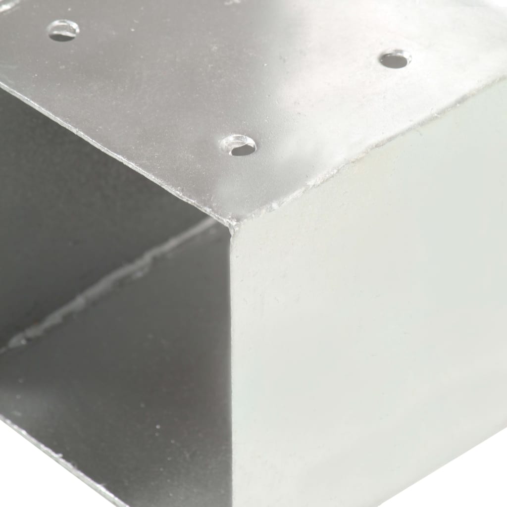 stolpebeslag T-form 4 stk. 91x91 mm galvaniseret metal