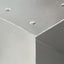 stolpebeslag Y-form 91x91 mm galvaniseret metal