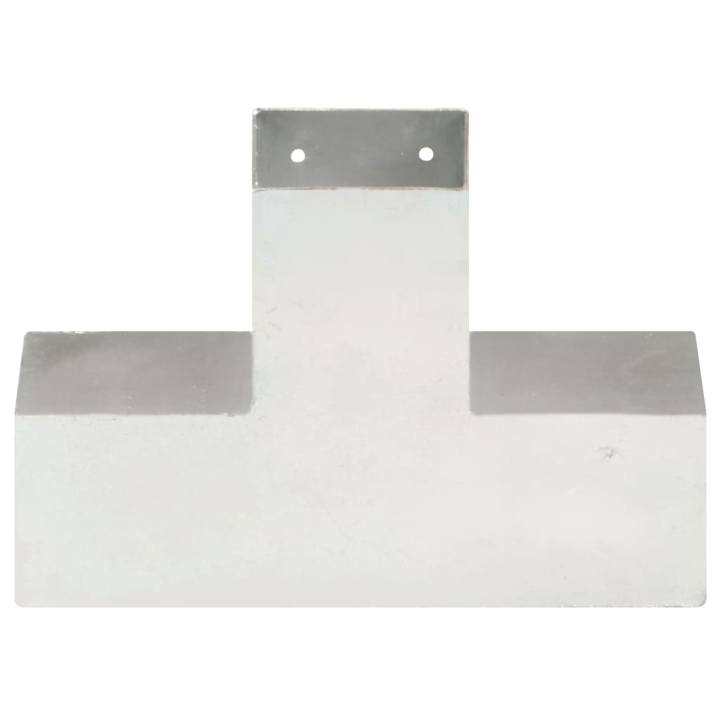 stolpebeslag X-form 4 stk. 91x91 mm galvaniseret metal