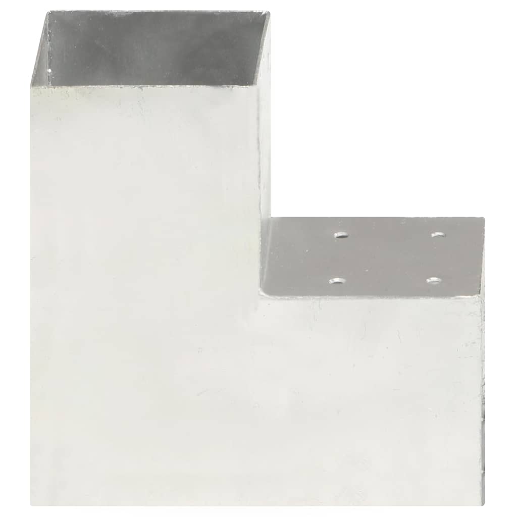 stolpebeslag L-form 101x101 mm galvaniseret metal