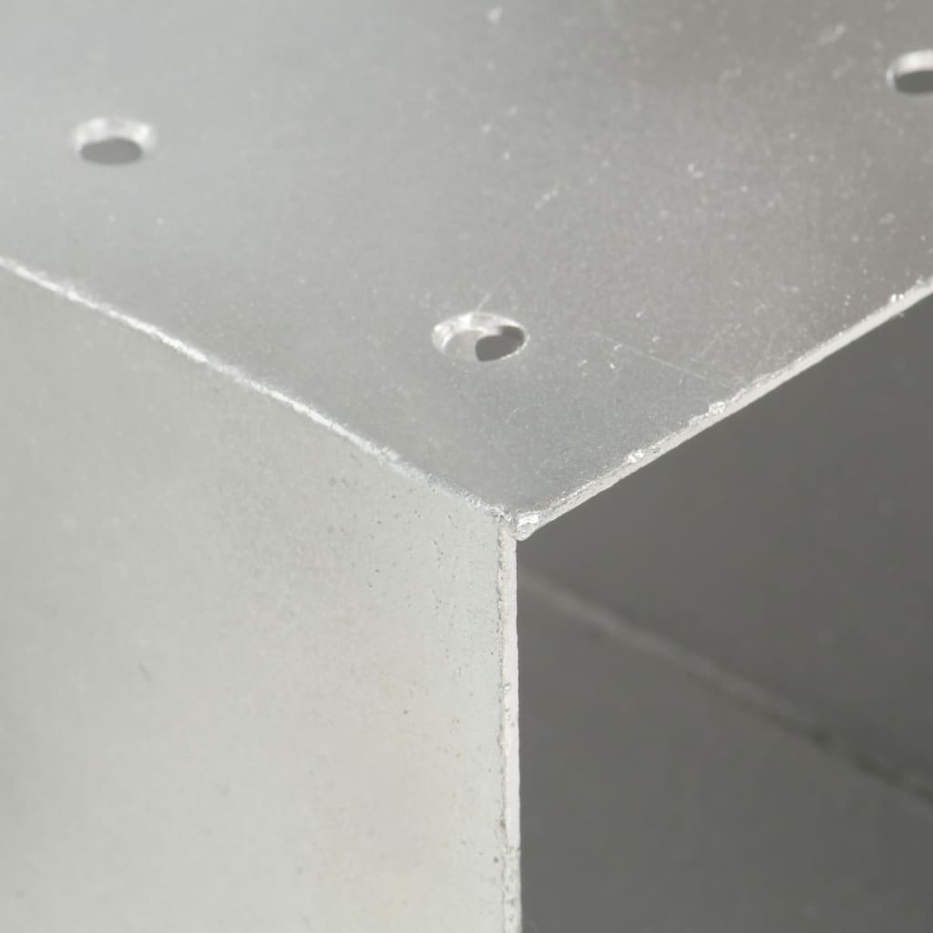 stolpebeslag Y-form 4 stk. 101x101 mm galvaniseret metal