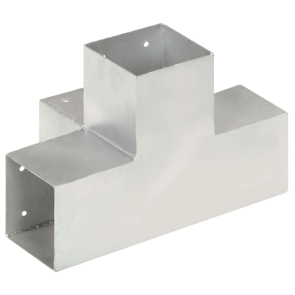stolpebeslag X-form 101x101 mm galvaniseret metal