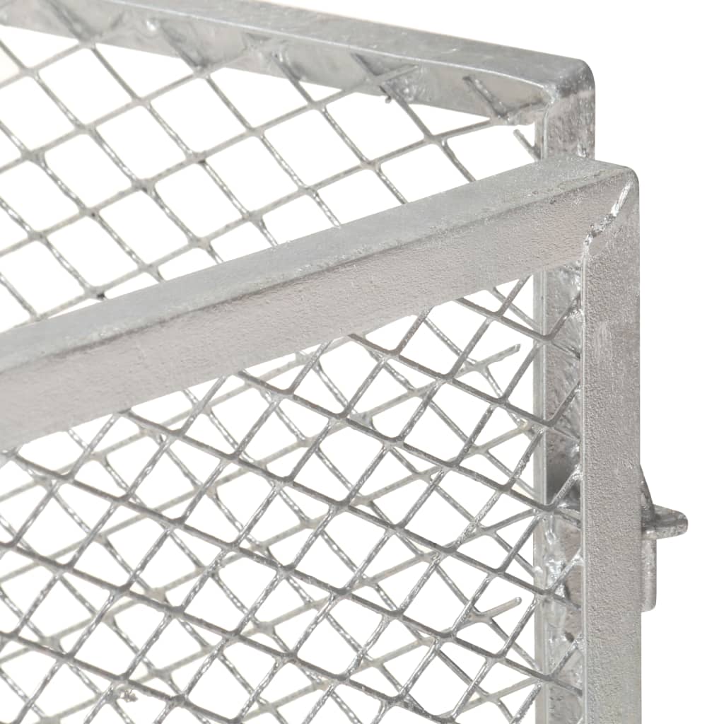 kompostbeholder 85x85x70 cm galvaniseret jern