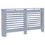 radiatorskjuler 152x19x81,5 cm MDF antracitgrå