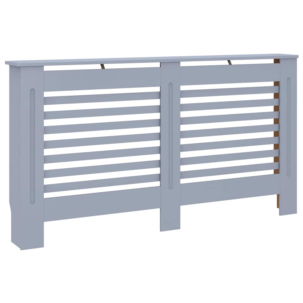 radiatorskjuler 152x19x81,5 cm MDF antracitgrå