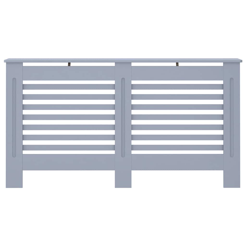 radiatorskjuler 152x19x81,5 cm MDF antracitgrå
