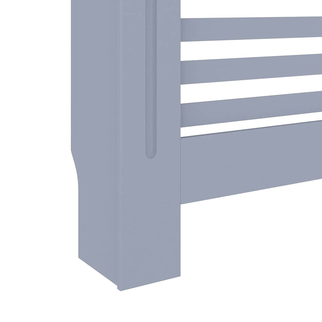 radiatorskjuler 152x19x81,5 cm MDF antracitgrå
