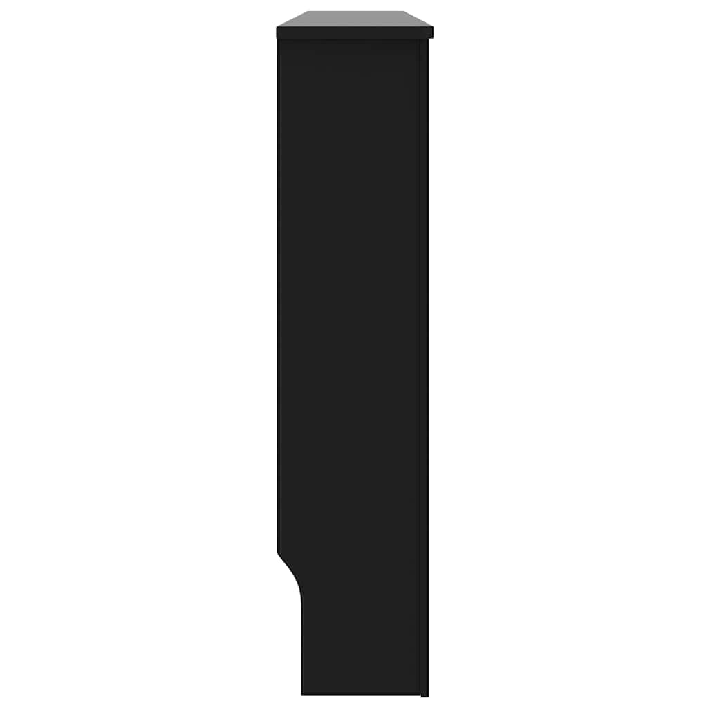 radiatorskjuler 152x19x81,5 cm MDF sort
