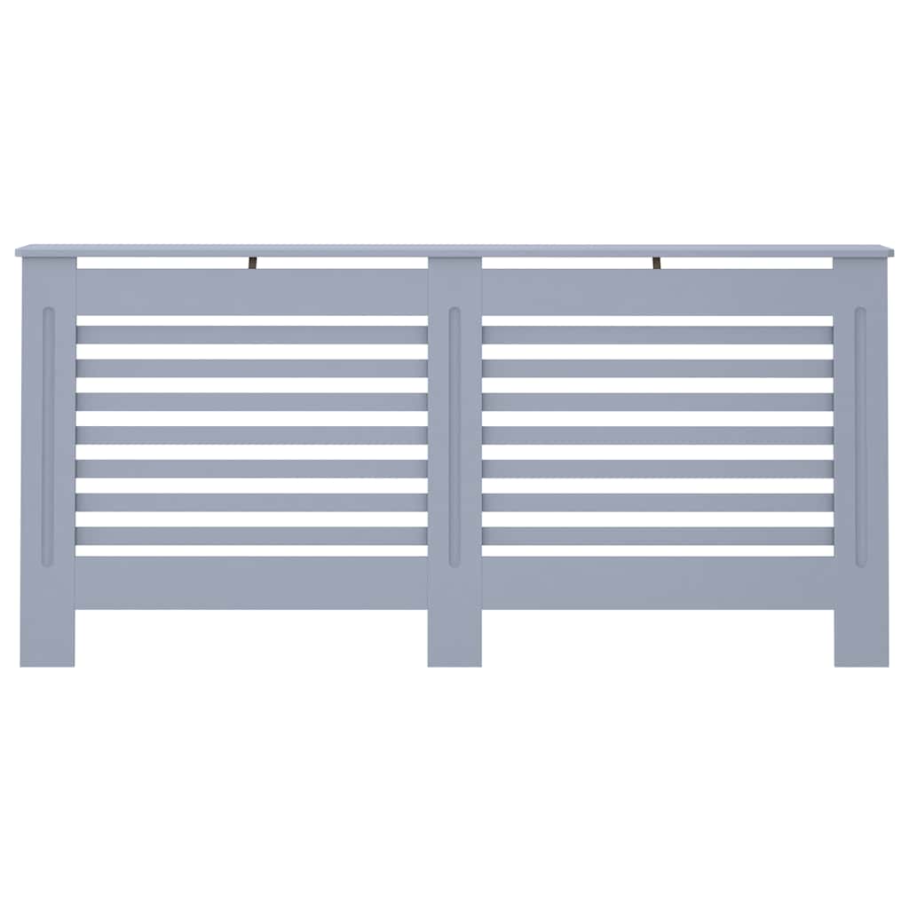 radiatorskjuler 172x19x81,5 cm MDF antracitgrå