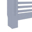 radiatorskjuler 172x19x81,5 cm MDF antracitgrå