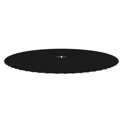 trampolinmåtte til 12 ft/3,66 m rund trampolin stof sort