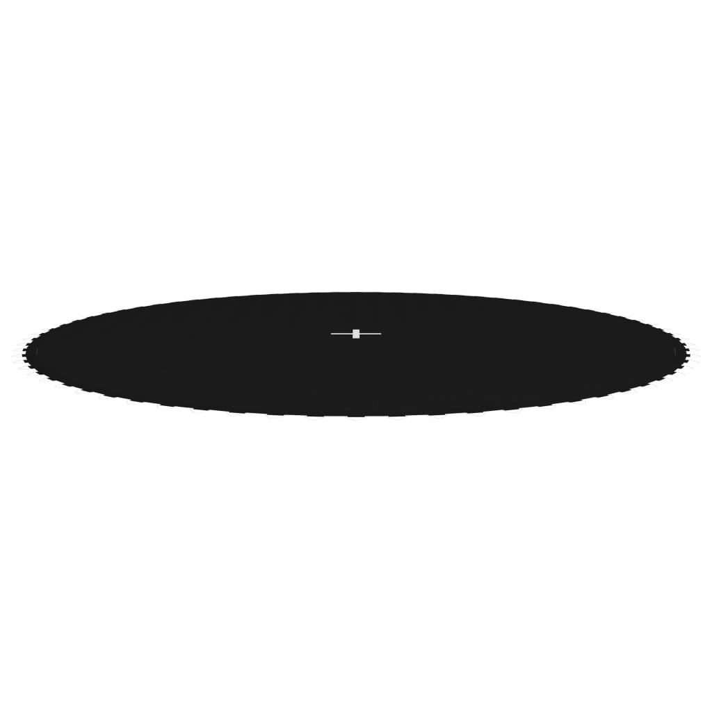 trampolinmåtte til 13 ft/3,96 m rund trampolin stof sort