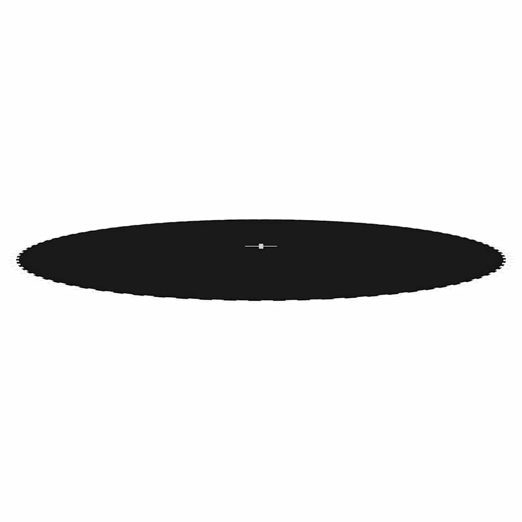 trampolinmåtte til 15 ft/4,57 m rund trampolin stof sort