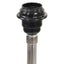 gulvlampe med trefod 141 cm massivt teaktræ honningbrun og hvid