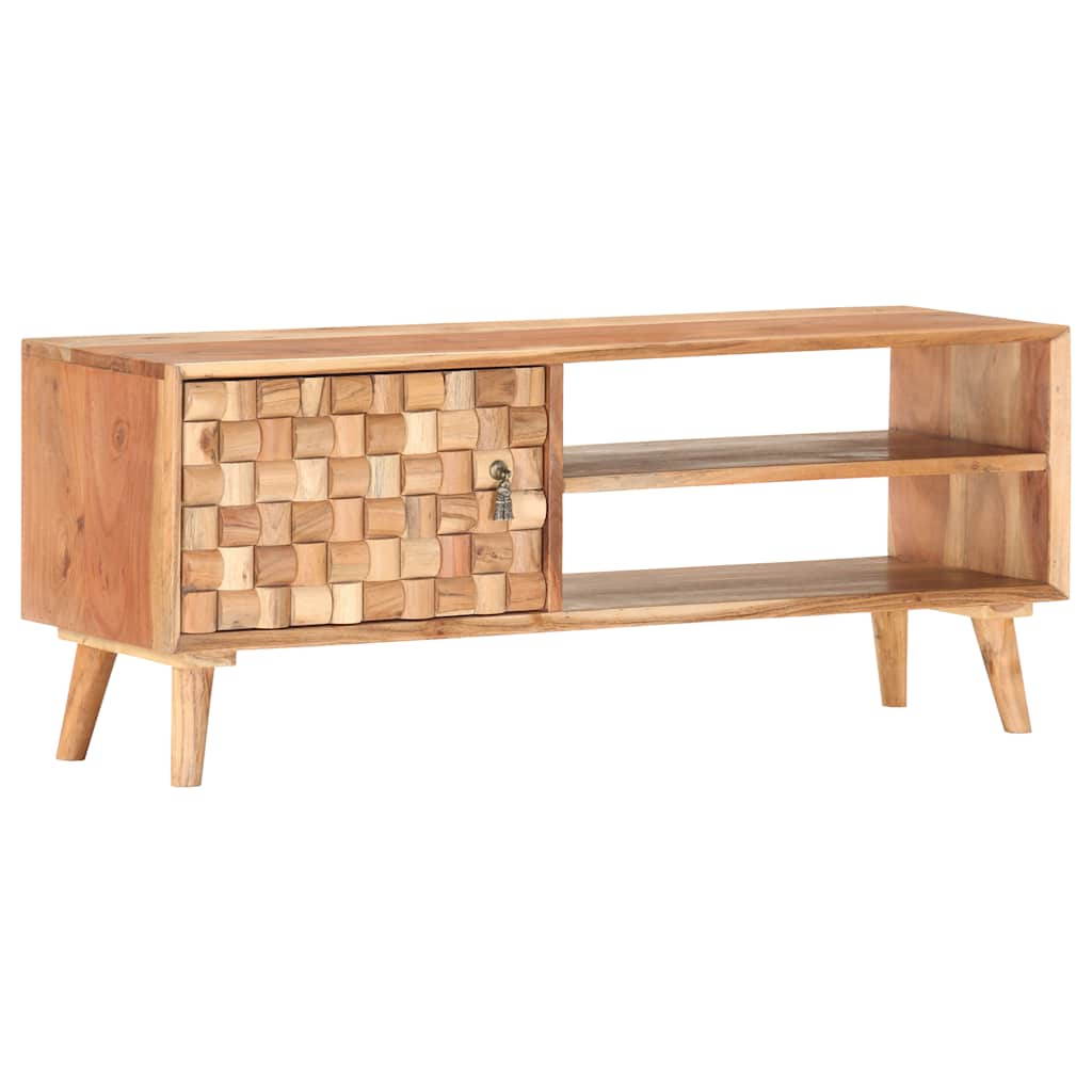 tv-skab 100x30x40 cm massivt akacietræ