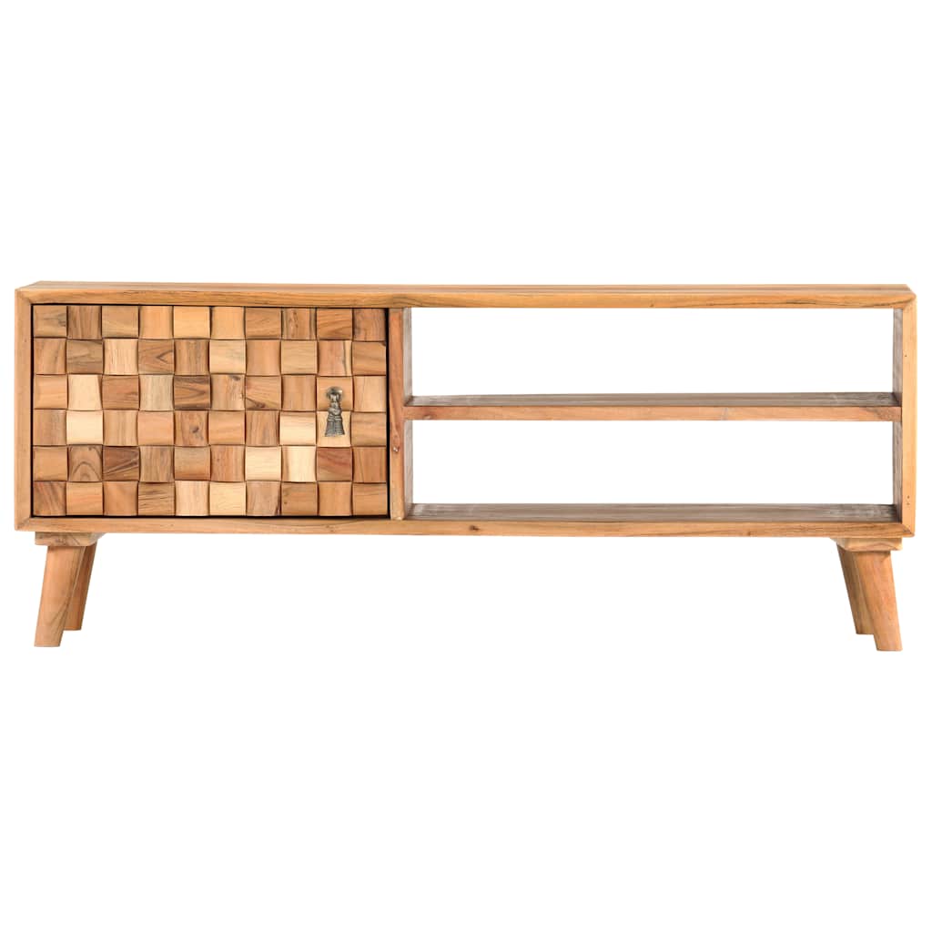 tv-skab 100x30x40 cm massivt akacietræ