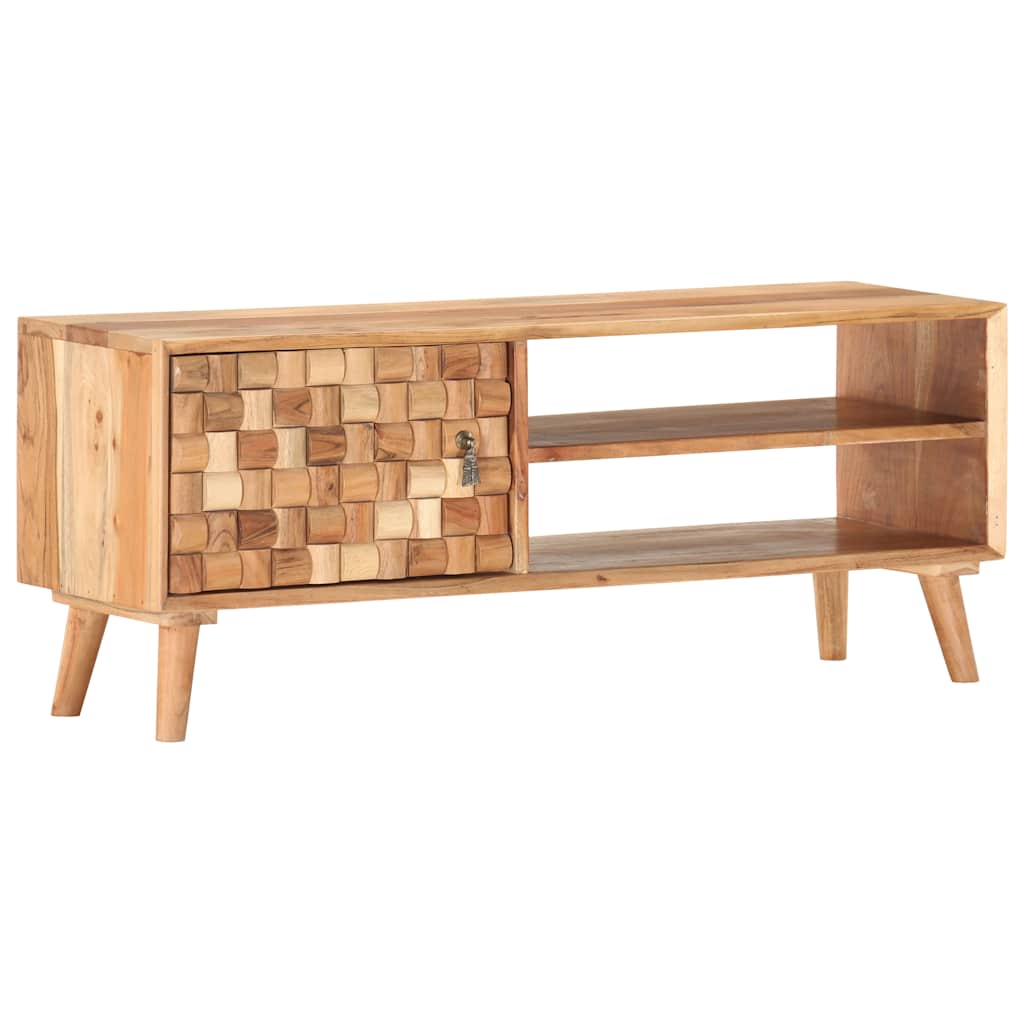 tv-skab 100x30x40 cm massivt akacietræ
