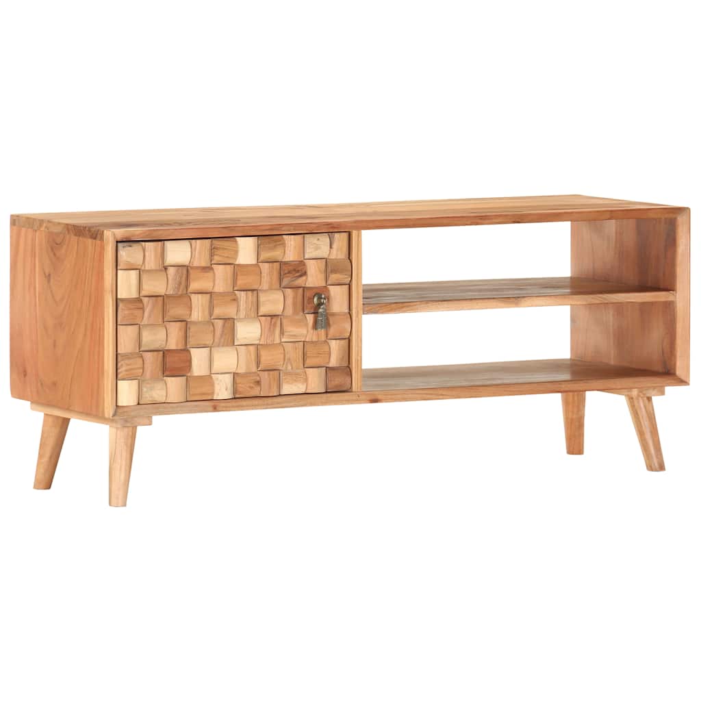 tv-skab 100x30x40 cm massivt akacietræ