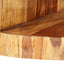 rundt sofabord 65x30 cm massivt akacietræ