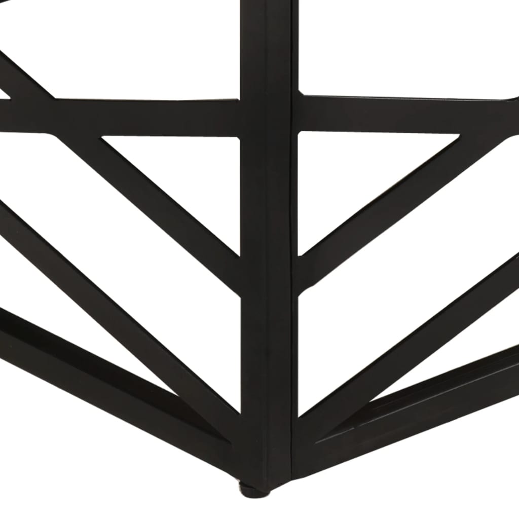 sofabord 68x68x35 cm massivt mangotræ