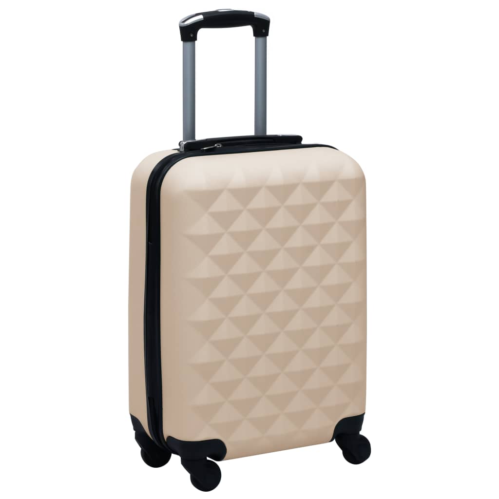 hardcase-kuffert ABS guldfarvet