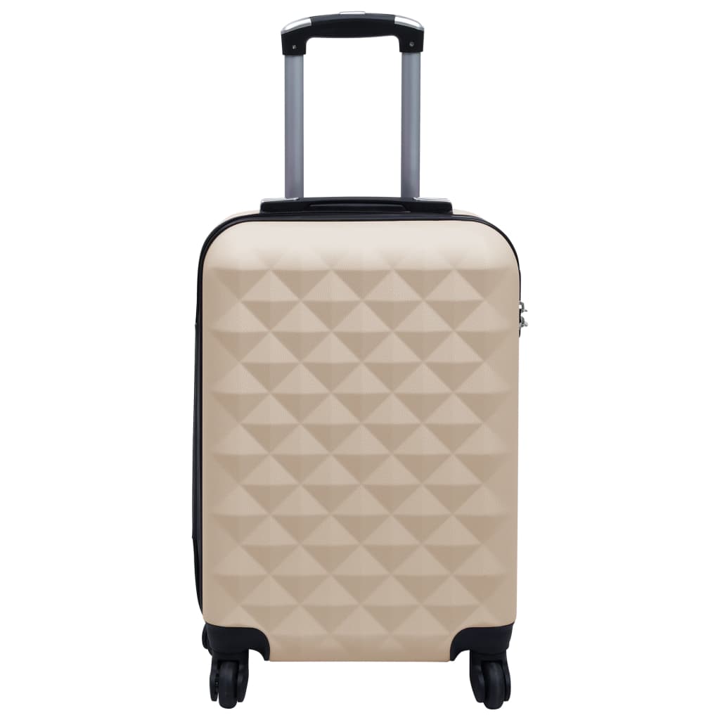 hardcase-kuffert ABS guldfarvet