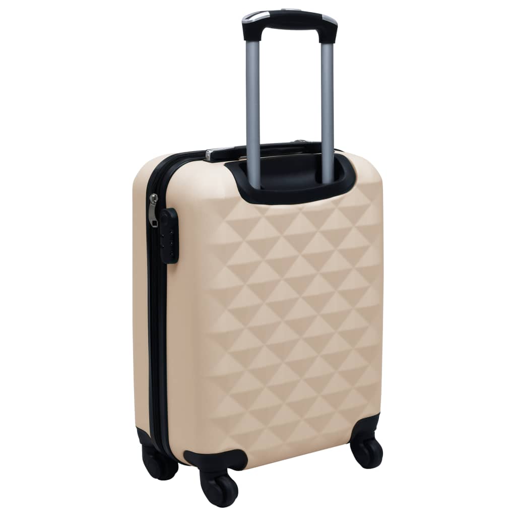 hardcase-kuffert ABS guldfarvet