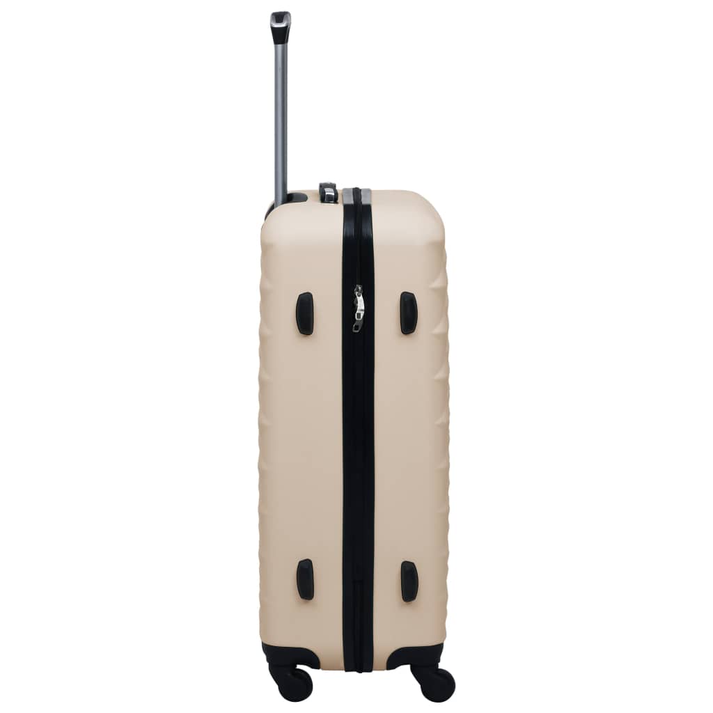 hardcase-kuffert ABS guldfarvet