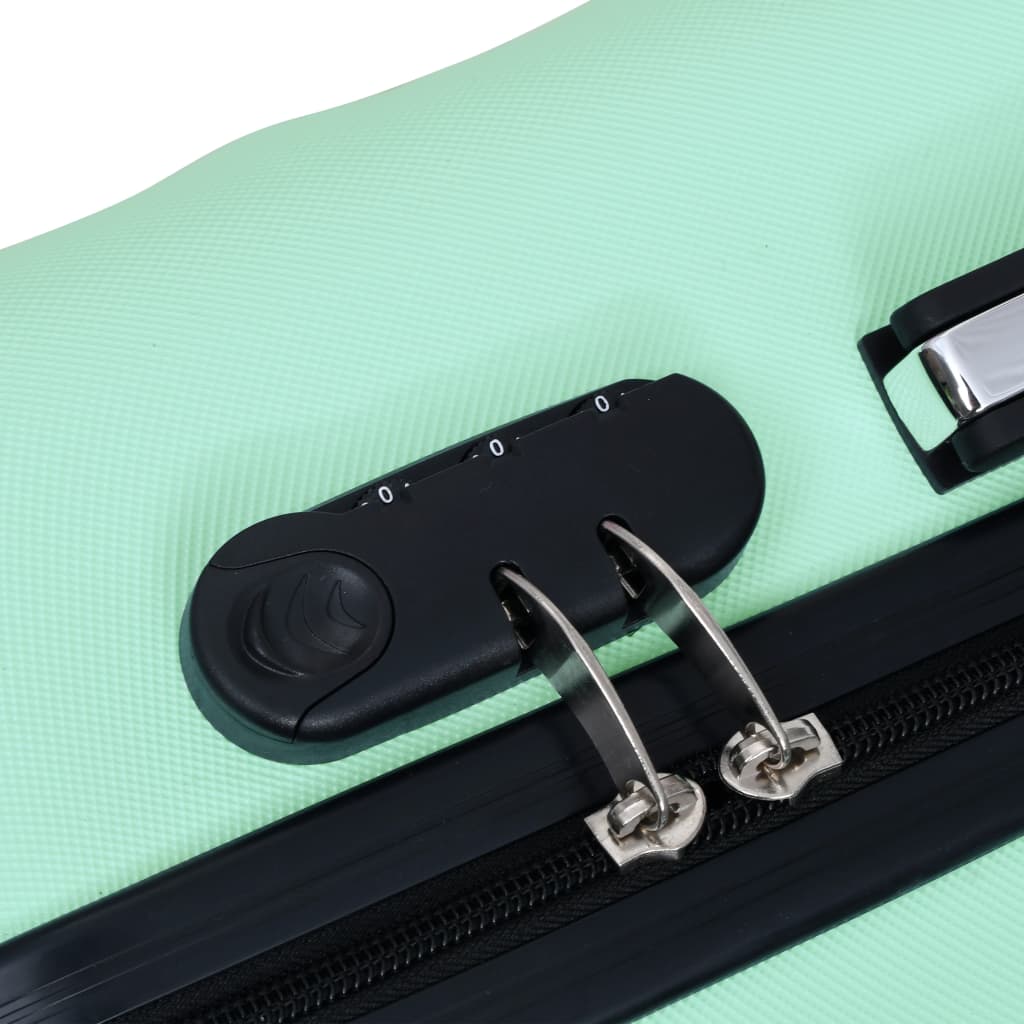 kuffertsæt 2 stk. hardcase ABS mintgrøn
