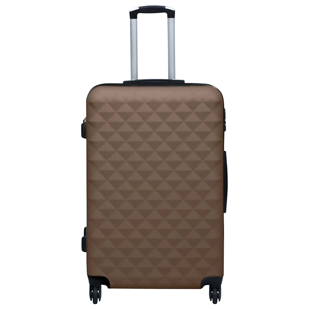 kuffertsæt 2 stk. hardcase ABS brun