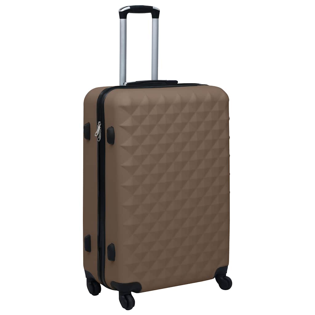 kuffertsæt 2 stk. hardcase ABS brun