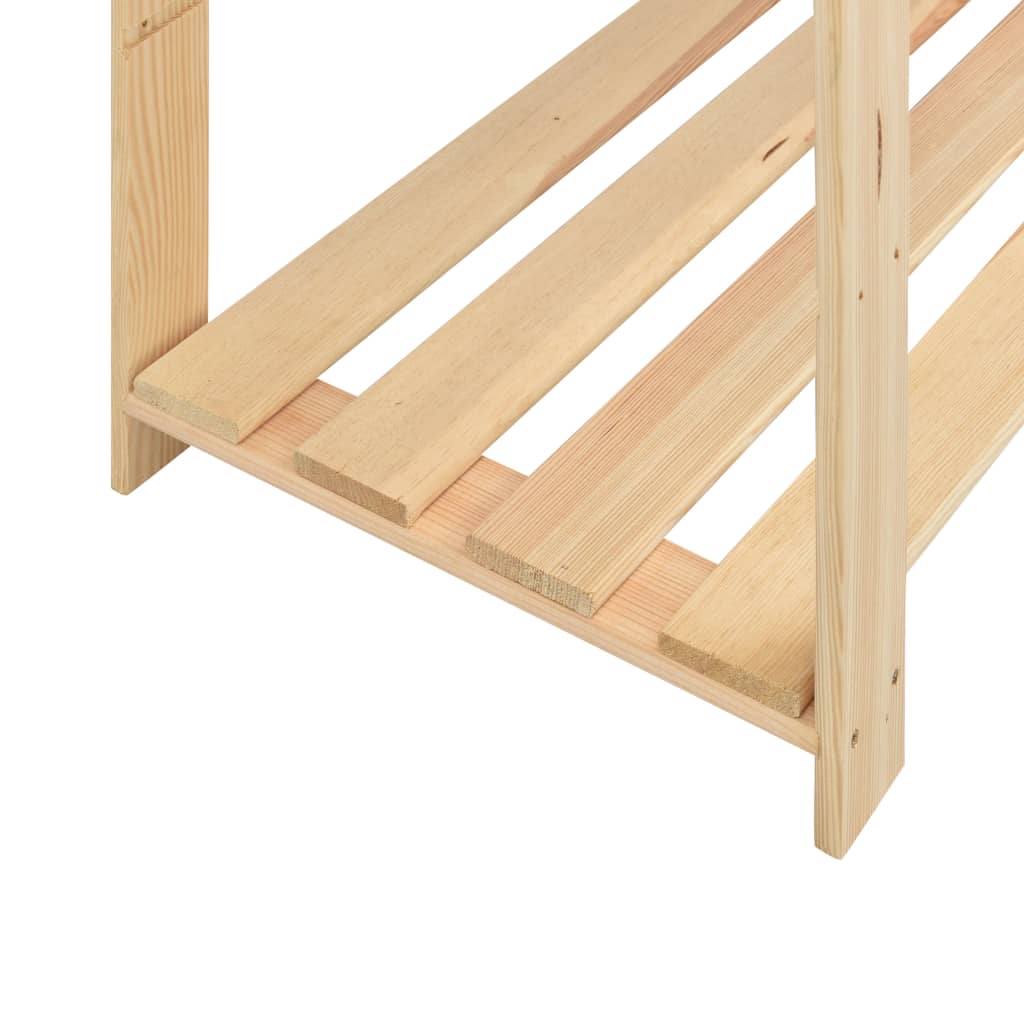 reoler 2 stk. 5 hylder 170 x 38 x 170 cm massivt fyrretræ 500 kg