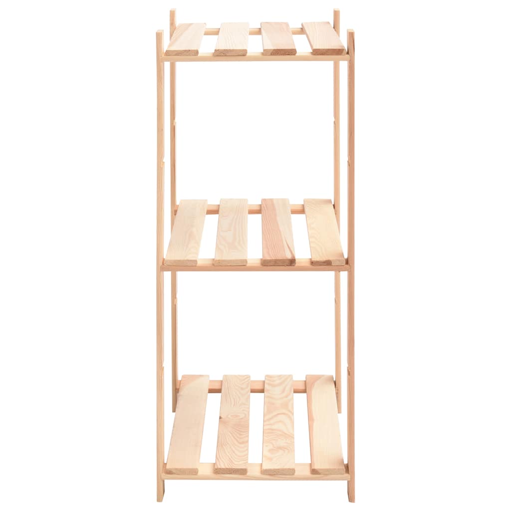 reoler 2 stk. 3 hylder 60x38x90 cm massivt fyrretræ 150 kg