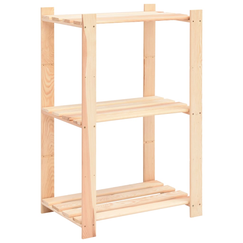 reoler 5 stk. 3 hylder 60 x 38 x 90 cm fyrretræ 150 kg
