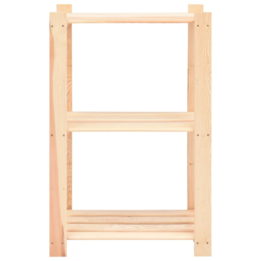 reoler 5 stk. 3 hylder 60 x 38 x 90 cm fyrretræ 150 kg