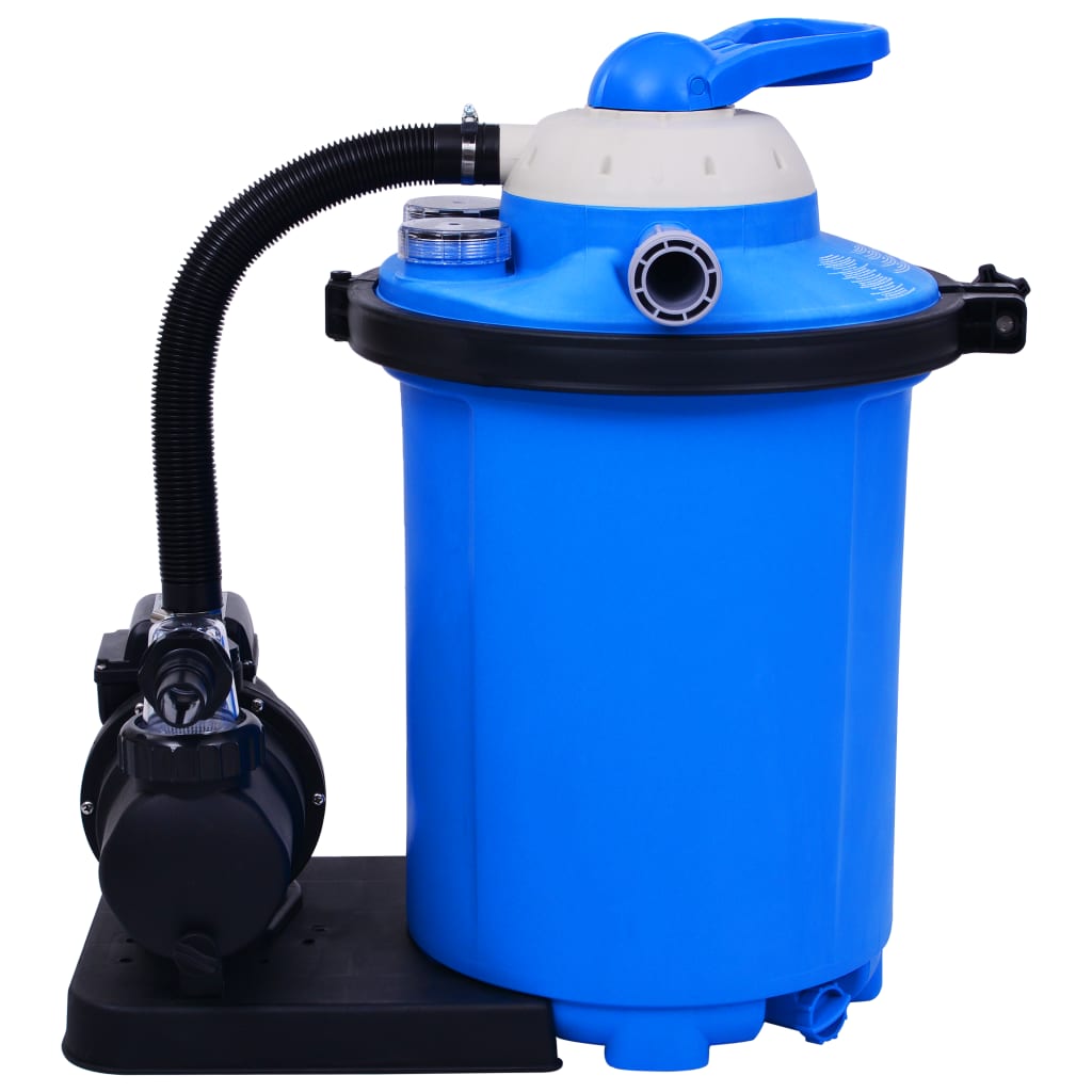 sandfilterpumpe med timer 550 W 50 l