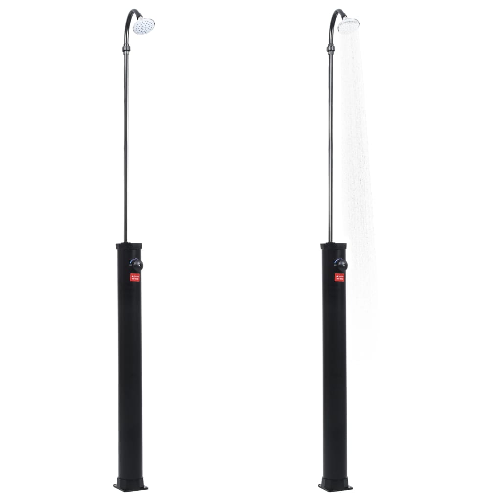 solopvarmet bruser 215 cm 8 l sort