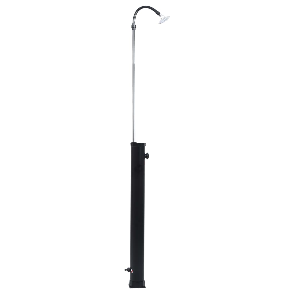 solopvarmet bruser 215 cm 8 l sort