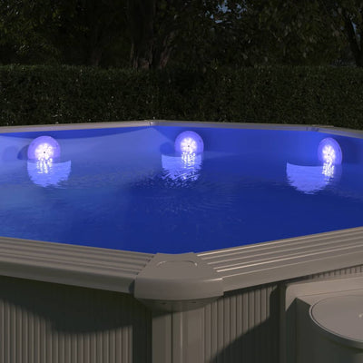 LED-poollampe med fjernbetjening nedsænkelig flydende hvid