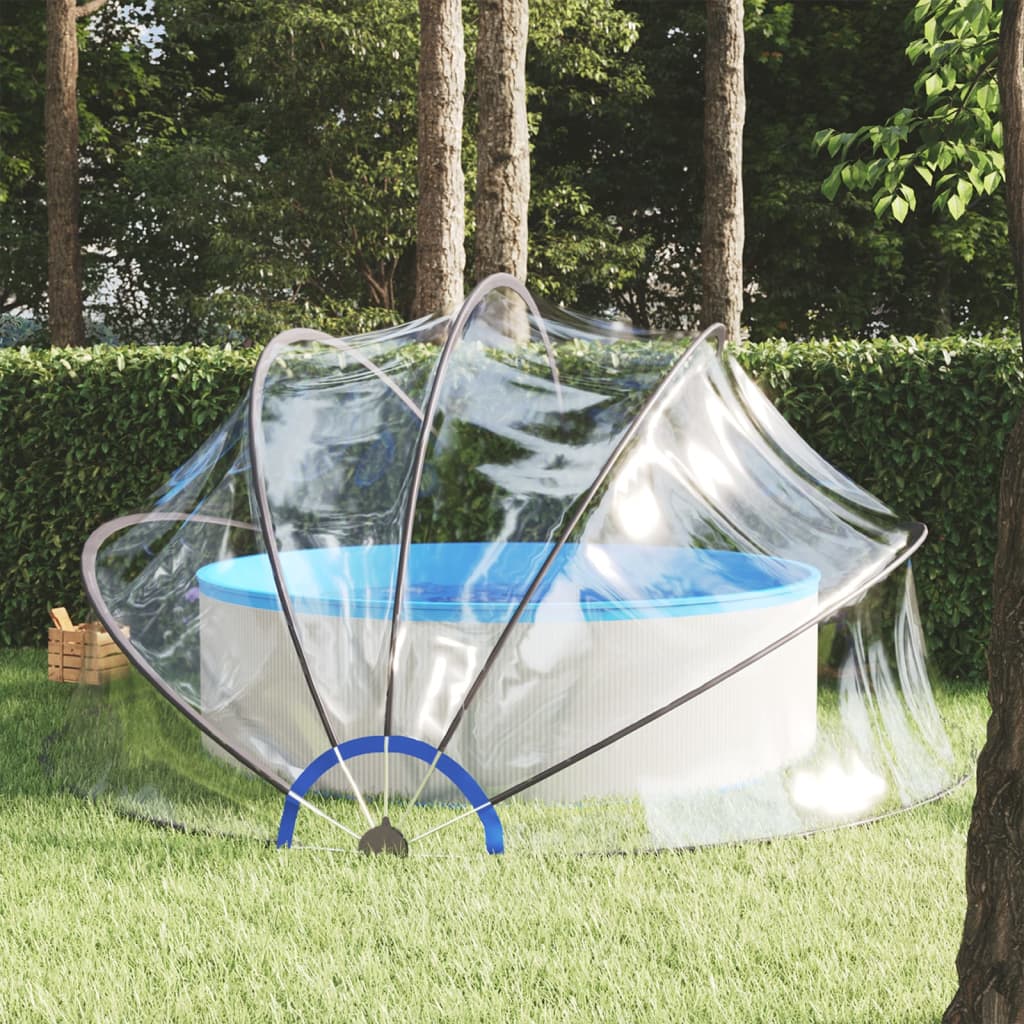 poolkuppel 440x220 cm